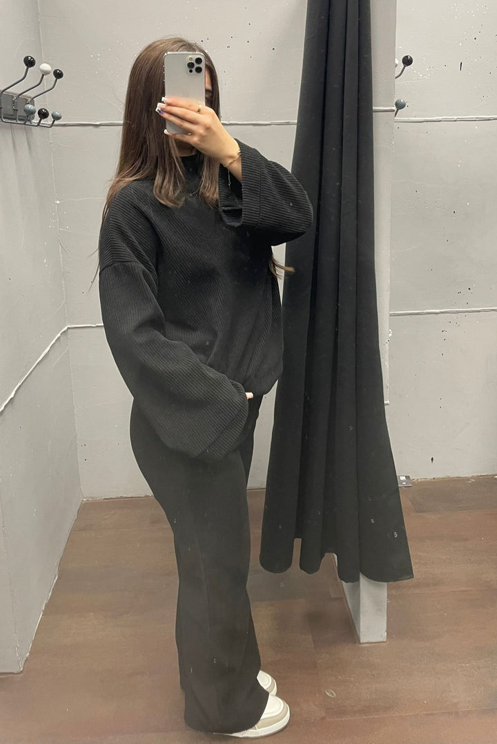 Cord Zweiteiler Set - Pullover &amp; Hose