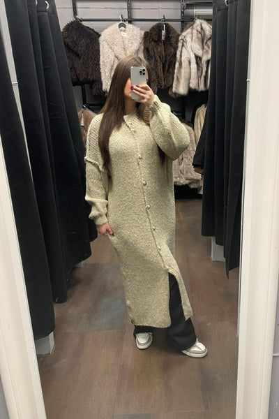 Maxi Chunky Knit Cardigan - Oversized Strickjacke