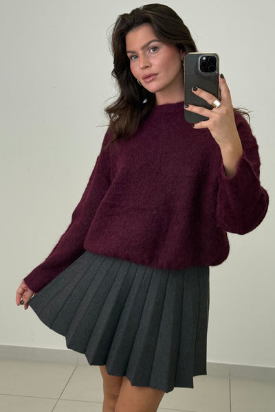 Tennis Strick Faltenrock