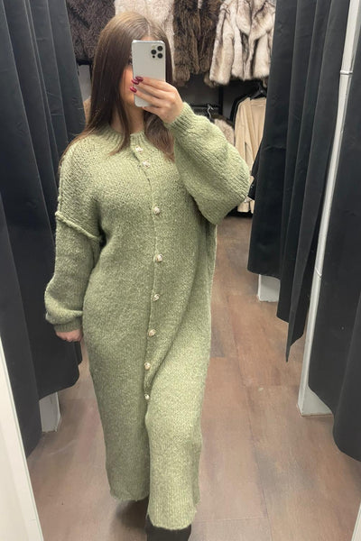 Maxi Chunky Knit Cardigan - Oversized Strickjacke