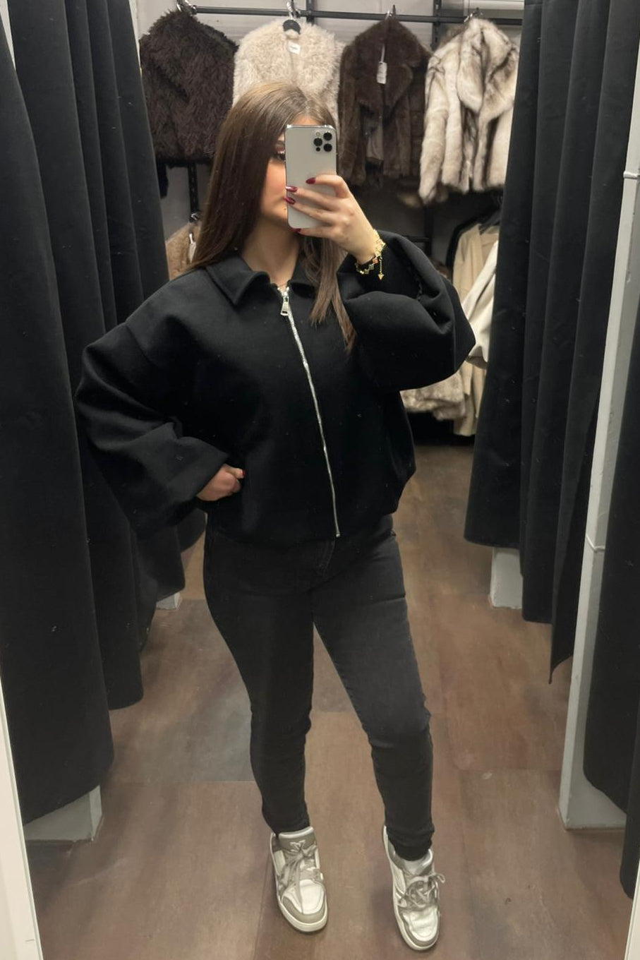 Ballon Bomberjacke - Oversized Jacke