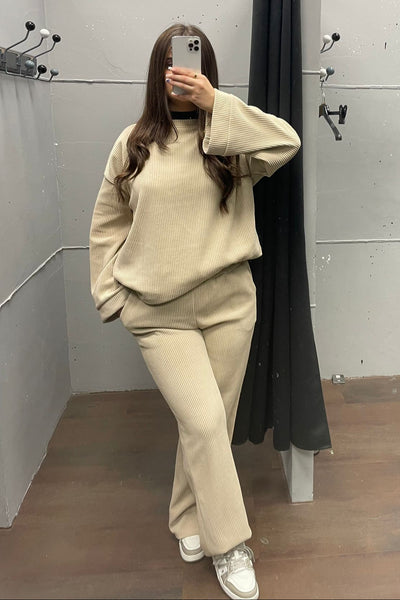 Cord Zweiteiler Set - Pullover & Hose