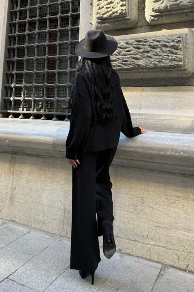 Asymmetrisches Strick-Set Damen