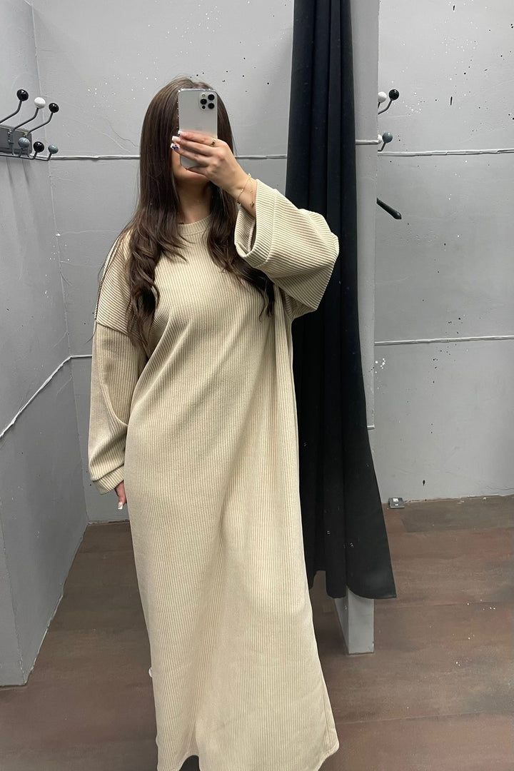 Cord Oversize Kleid