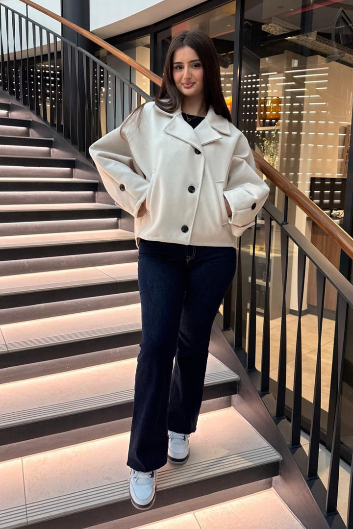 Crop Blazer Jacke