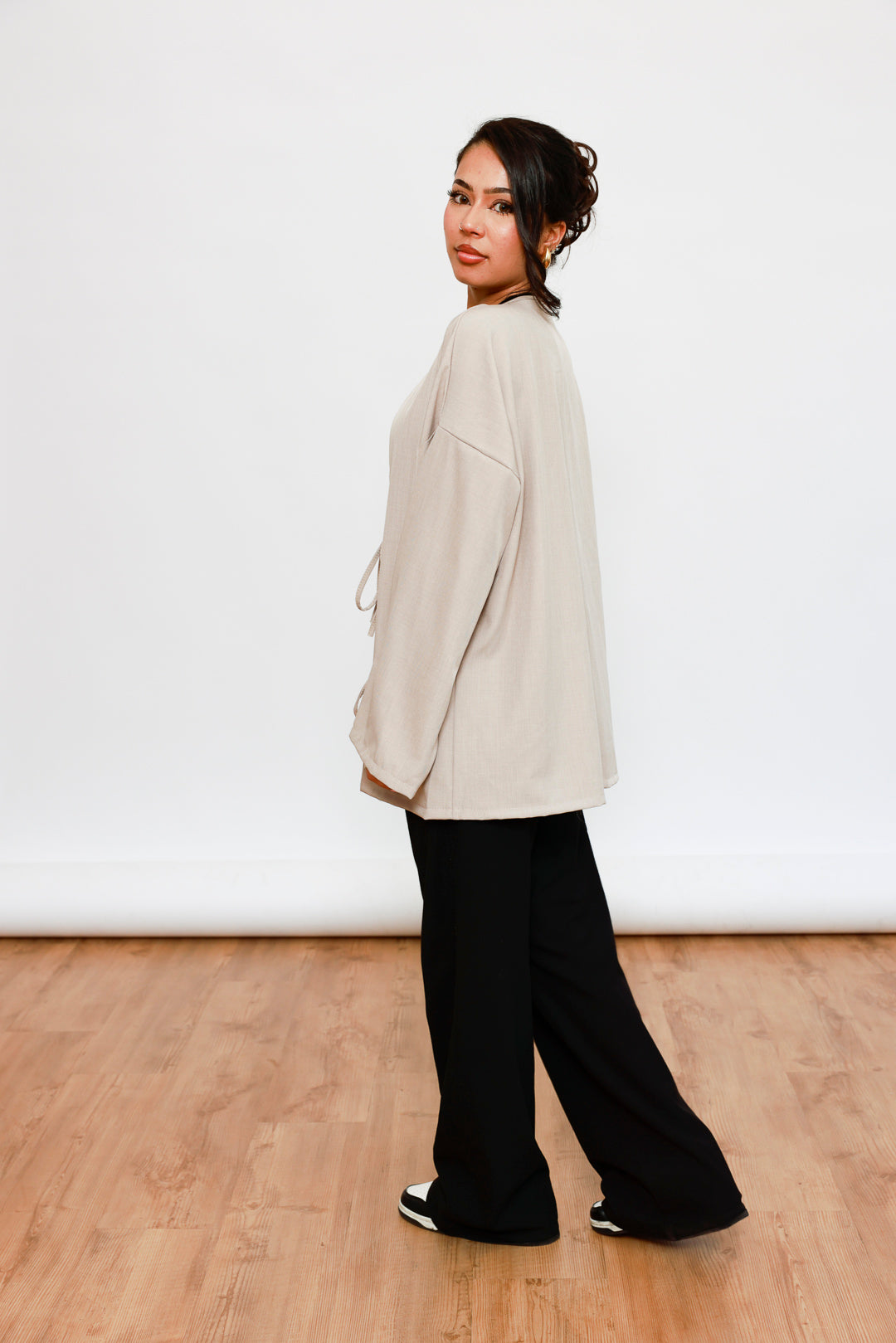 Kimono Cardigan kurz mit Schleifen