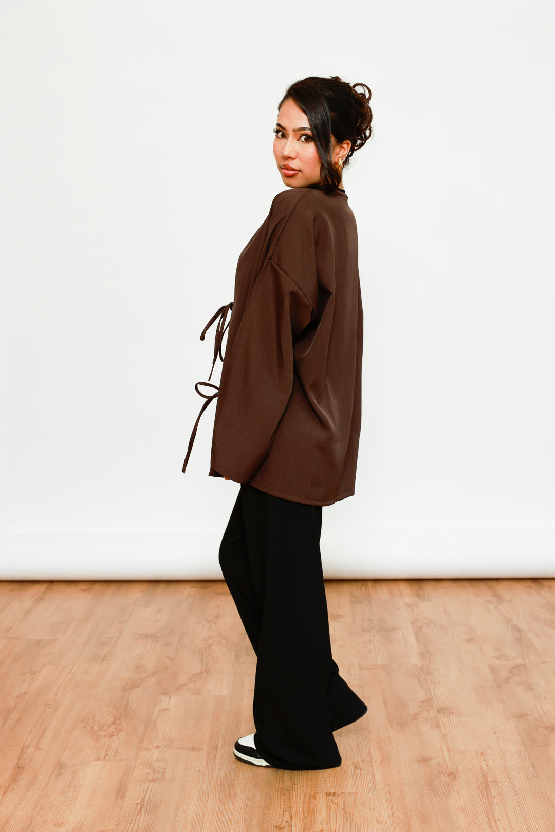 Kimono Cardigan kurz mit Schleifen