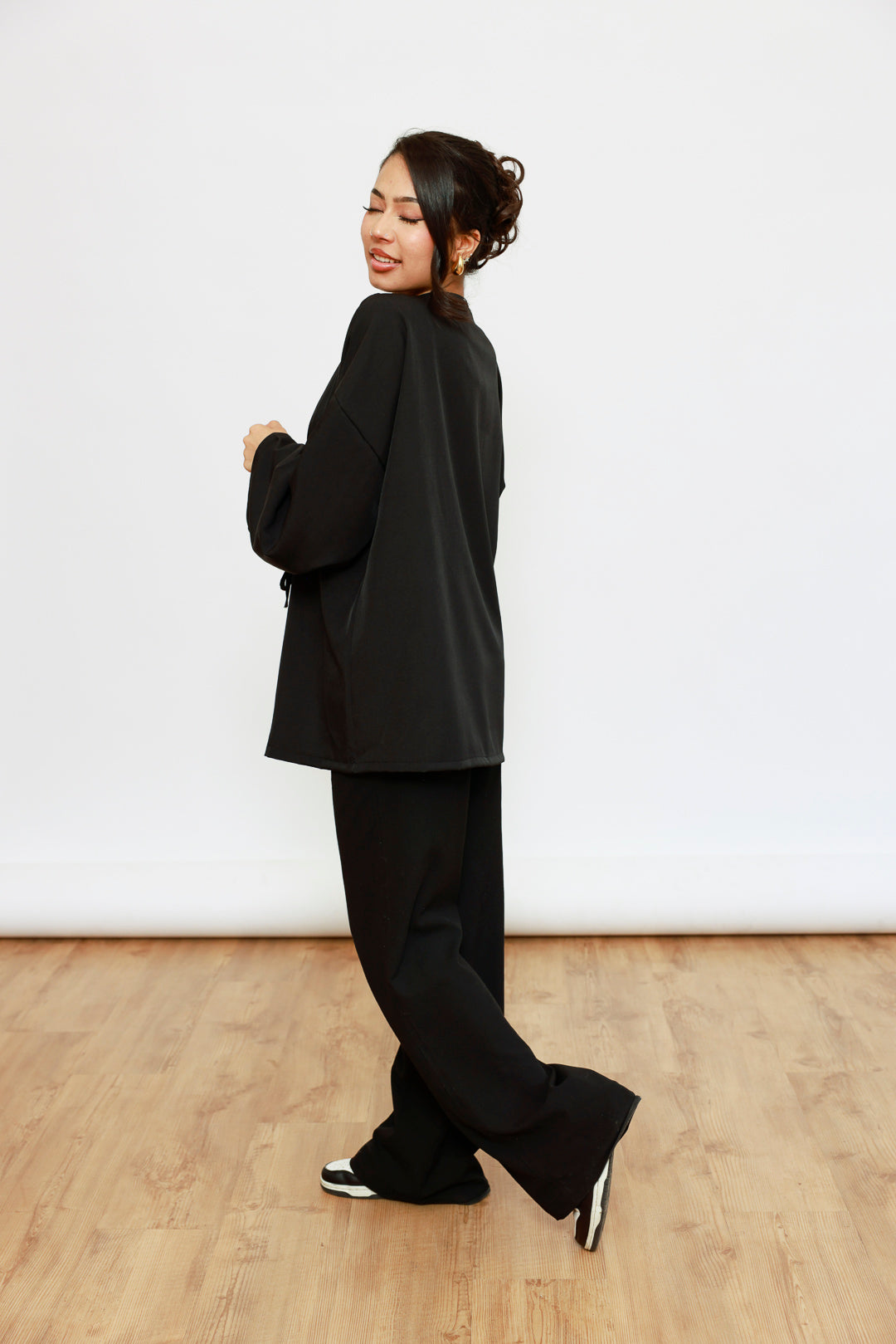 Kimono Cardigan kurz mit Schleifen