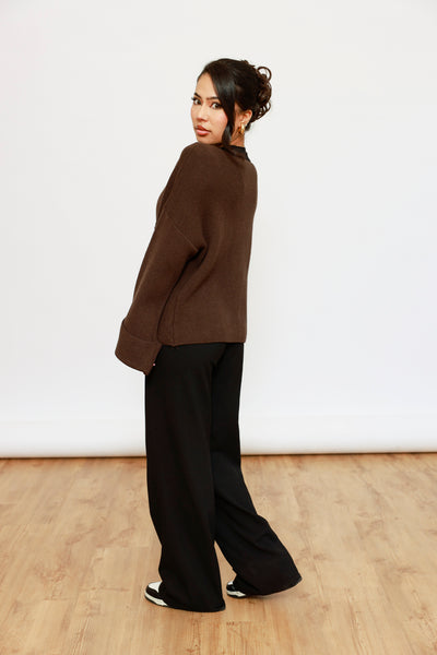 Strick Cardigan mit vergoldeten Knöpfen