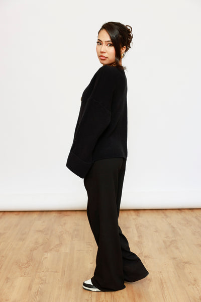 Strick Cardigan mit vergoldeten Knöpfen