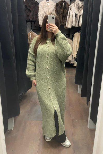 Maxi Chunky Knit Cardigan - Oversized Strickjacke