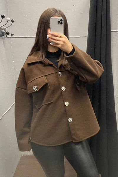 Oversized Hemdbluse Damen