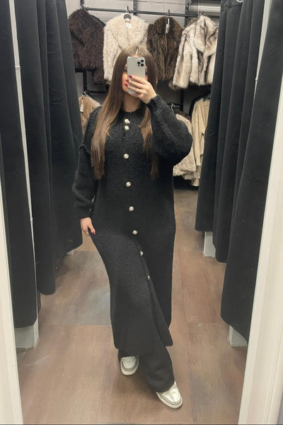 Maxi Chunky Knit Cardigan - Oversized Strickjacke