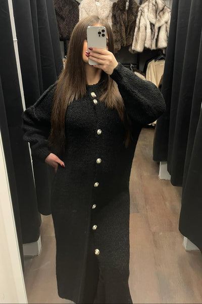 Maxi Chunky Knit Cardigan - Oversized Strickjacke