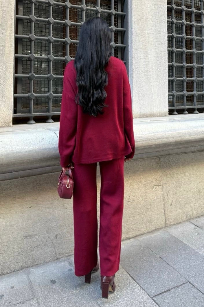 Asymmetrisches Strick-Set Damen