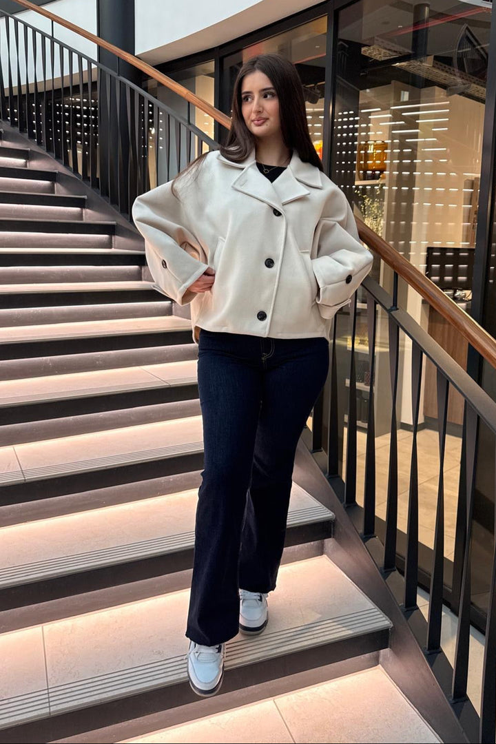 Crop Blazer Jacke