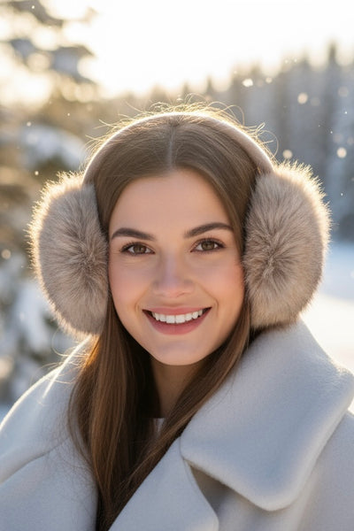 Ohrenwärmer aus Kunstfell - Weich & Warm