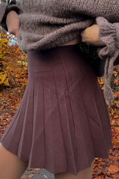 Tennis Strick Faltenrock