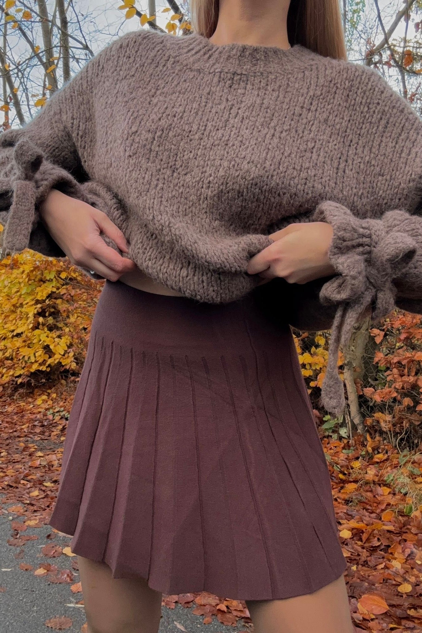 Tennis Strick Faltenrock