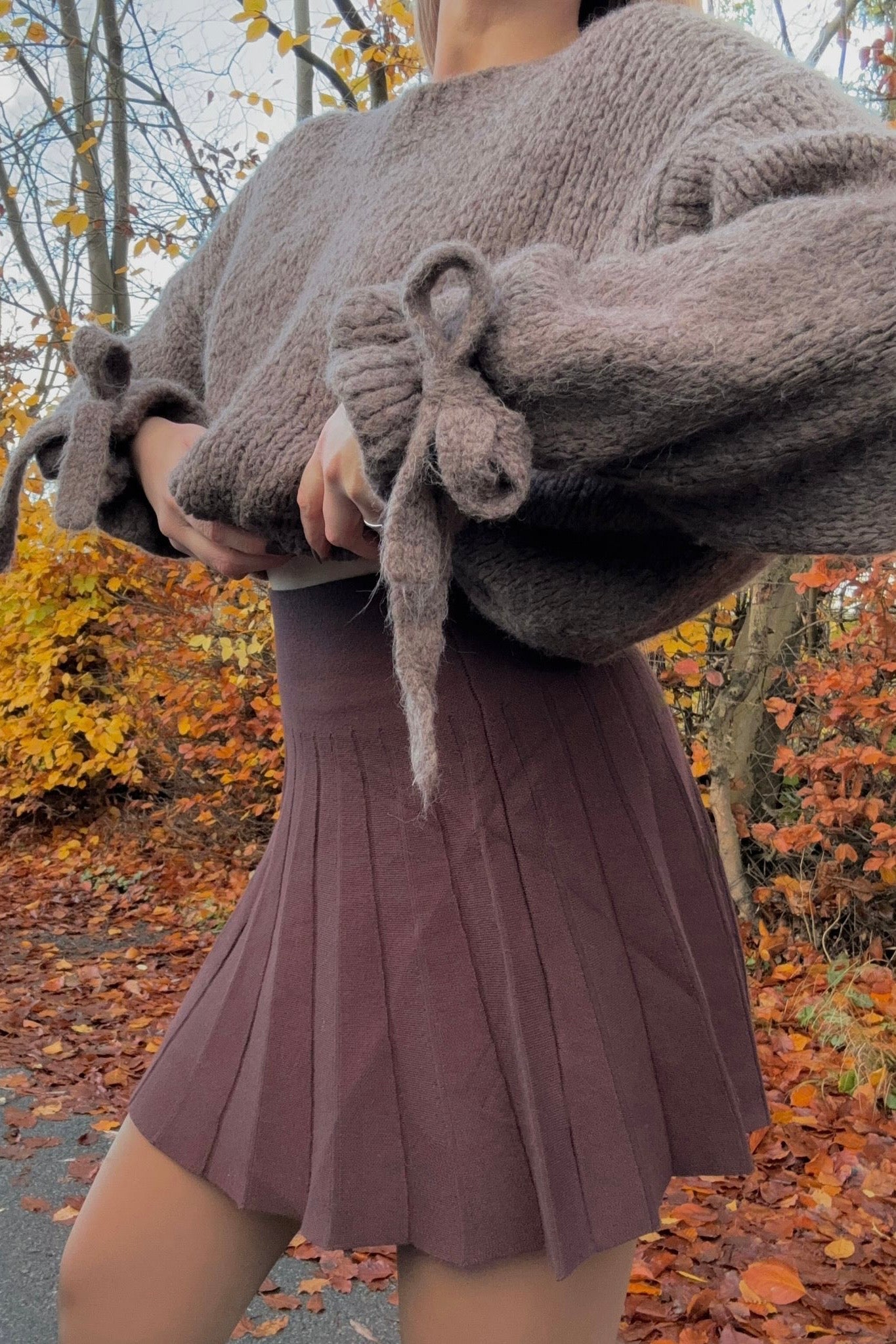 Tennis Strick Faltenrock