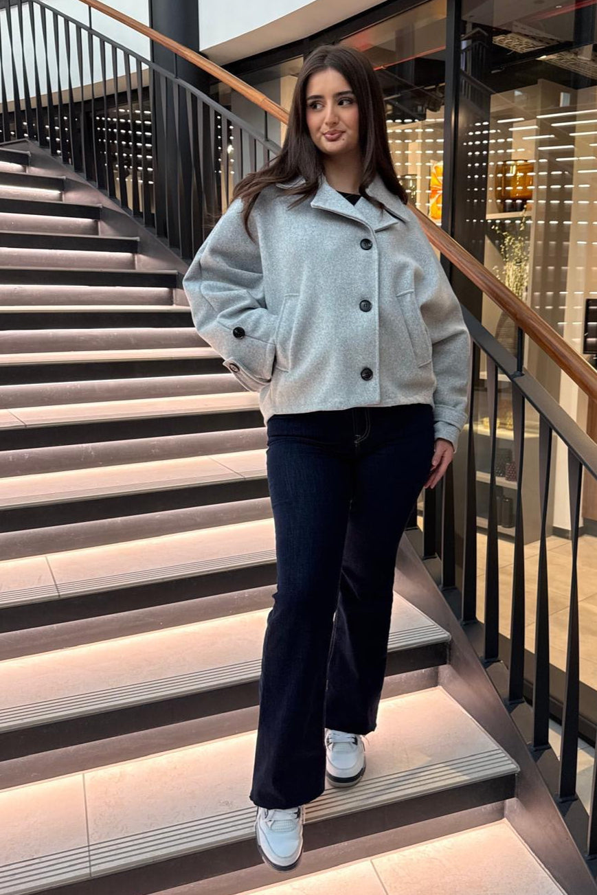 Crop Blazer Jacke