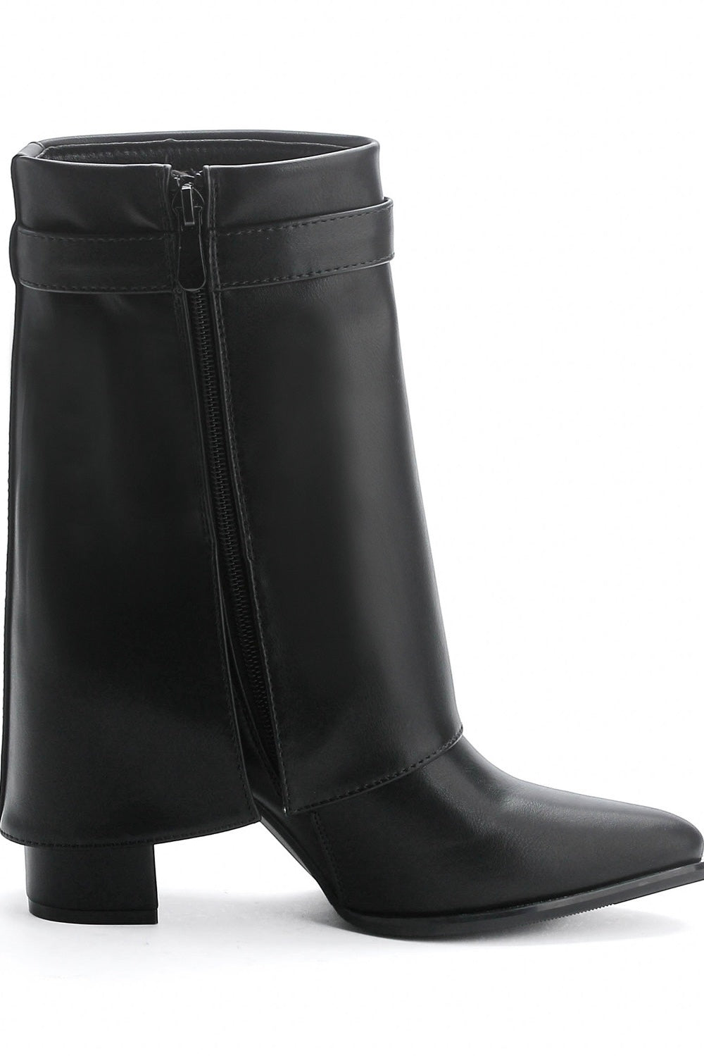Elegante Schwarze Stiefeletten mit Schnallenverzierung