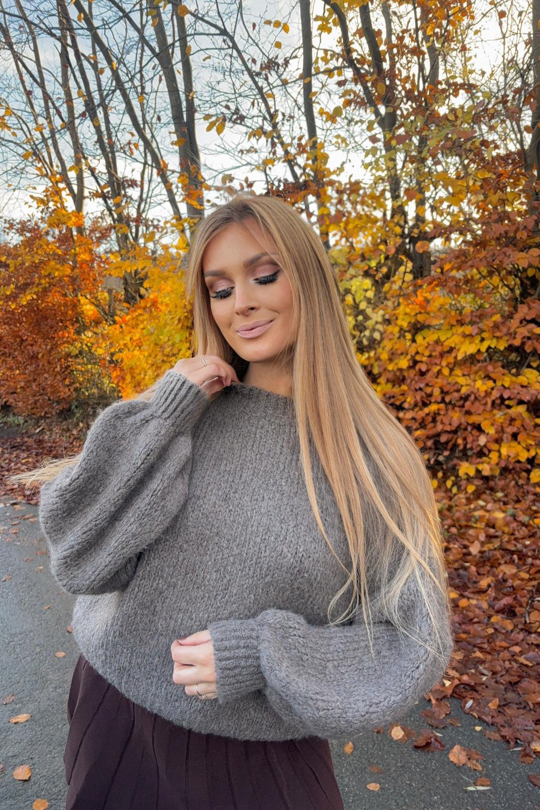 Pullover mit Ballonärmeln