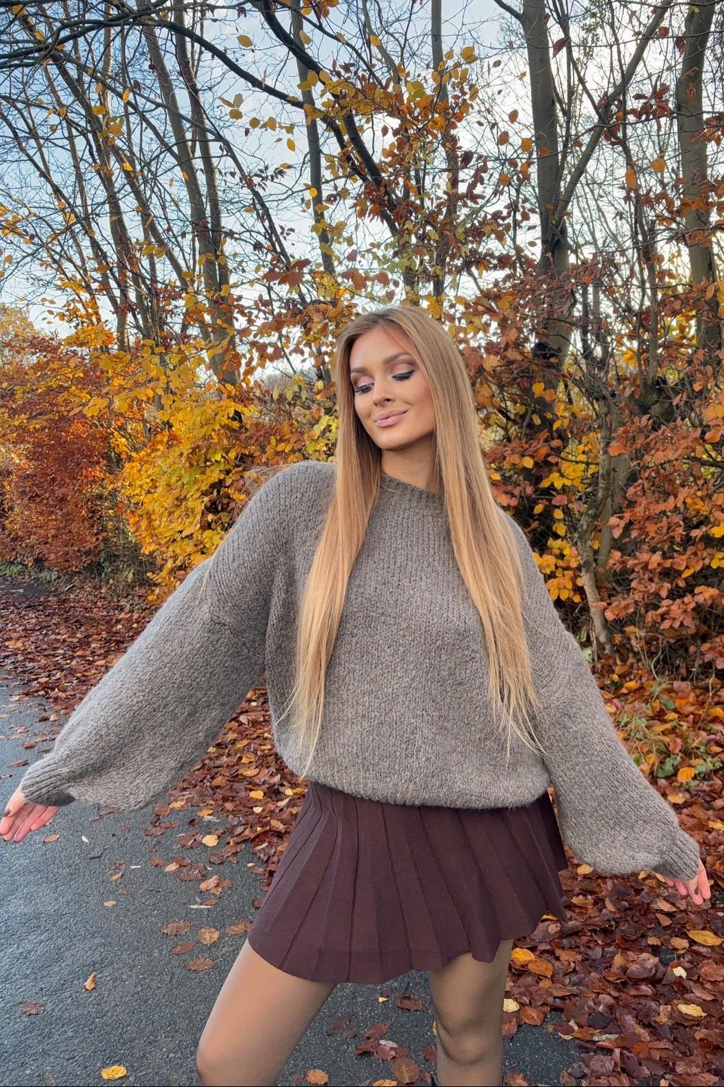 Pullover mit Ballonärmeln