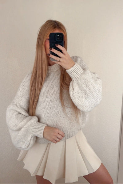 Pullover mit Ballonärmeln