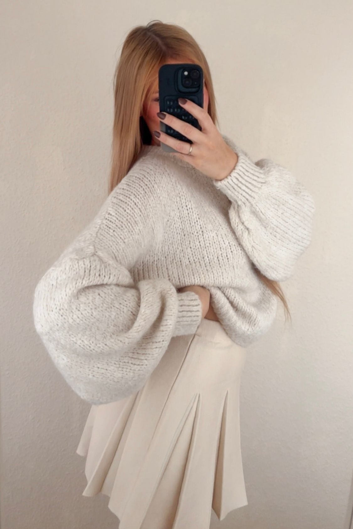 Pullover mit Ballonärmeln