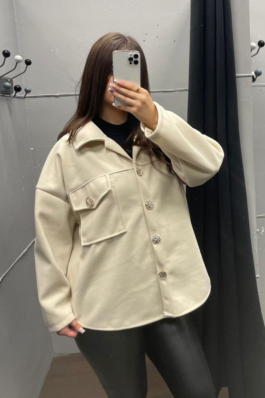 Oversized Hemdbluse Damen