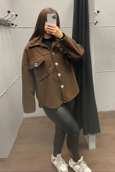 Oversized Hemdbluse Damen