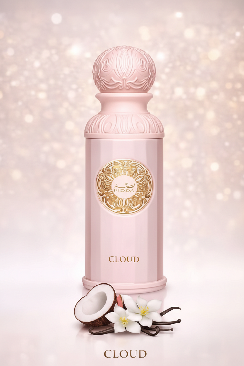 CLOUD Parfüm mit rosa Deckel