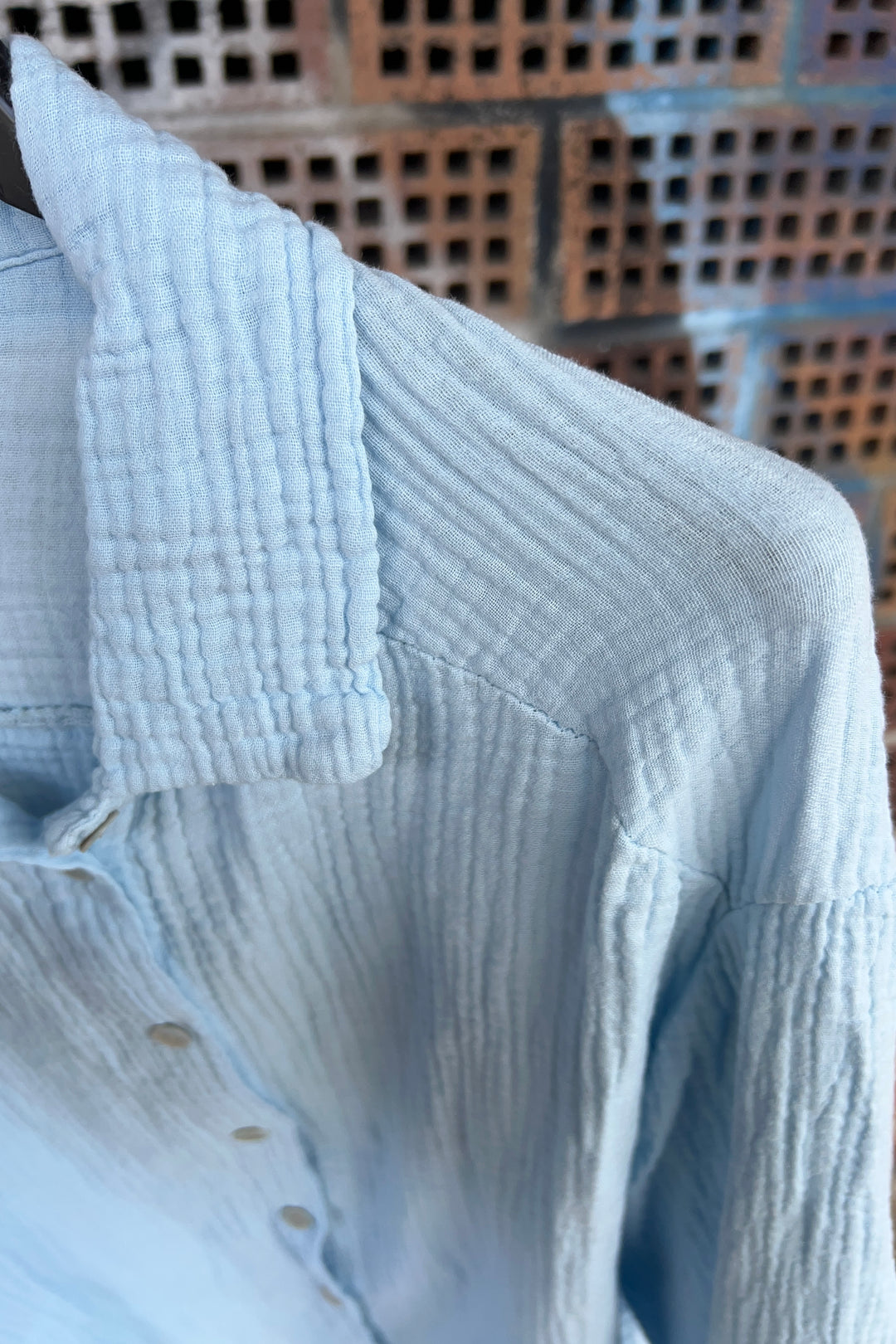 Lange Musselin Bluse - mystylemode.de