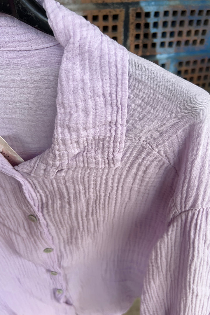 Lange Musselin Bluse - mystylemode.de