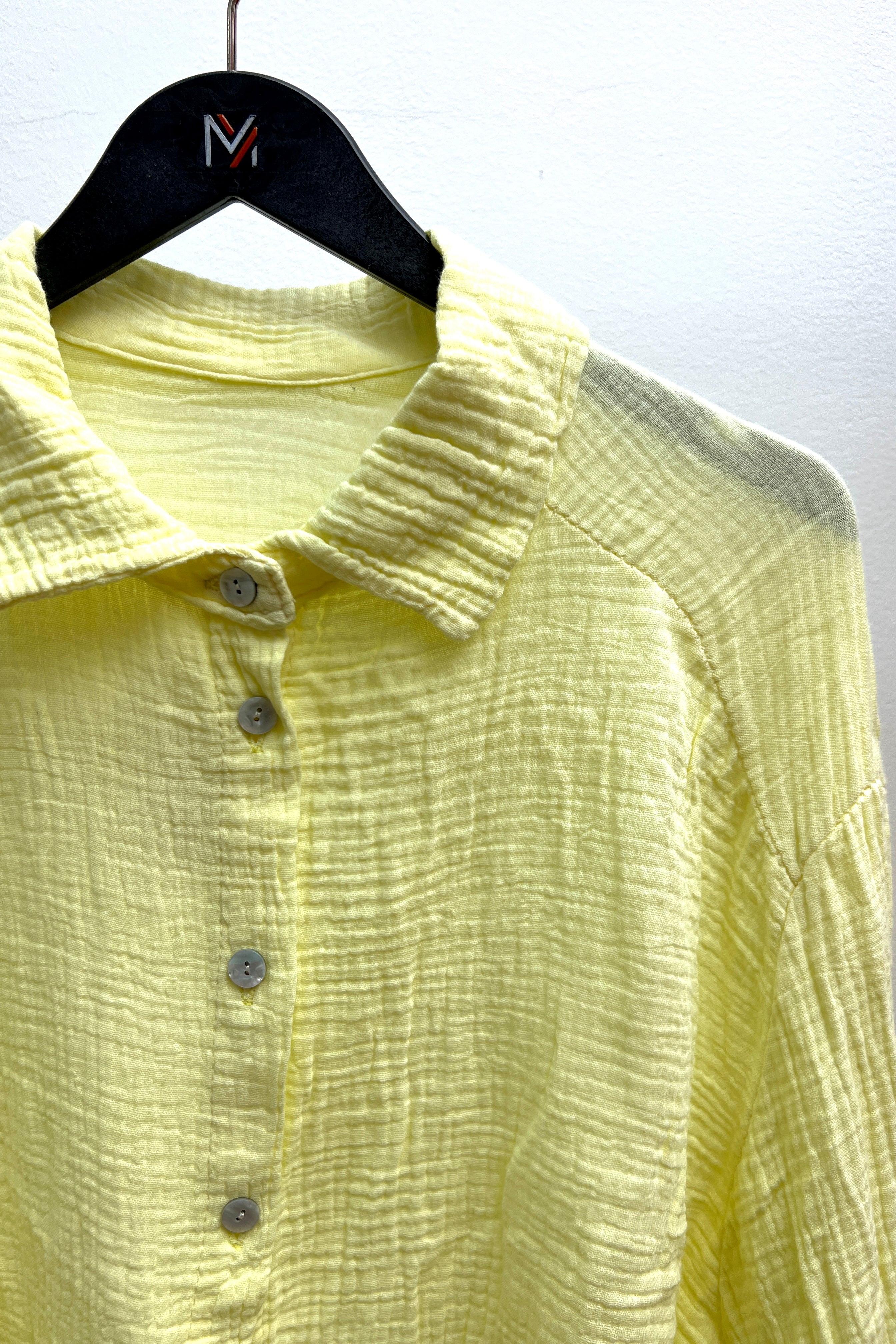 Kurze Musselin Bluse - mystylemode.de