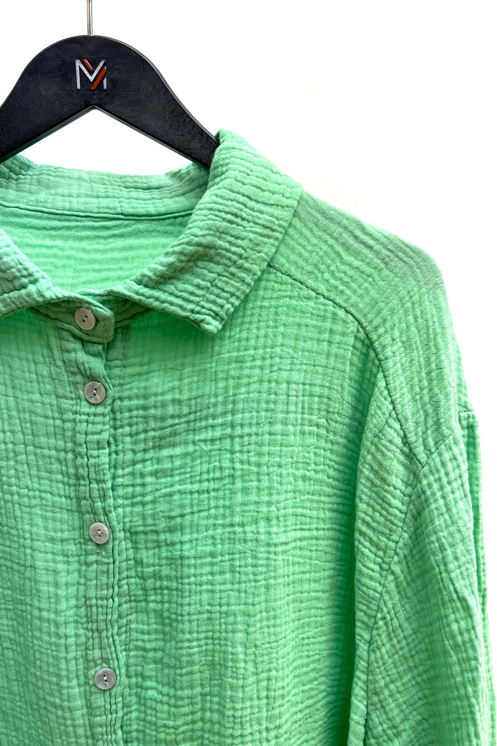 Lange Musselin Bluse - mystylemode.de