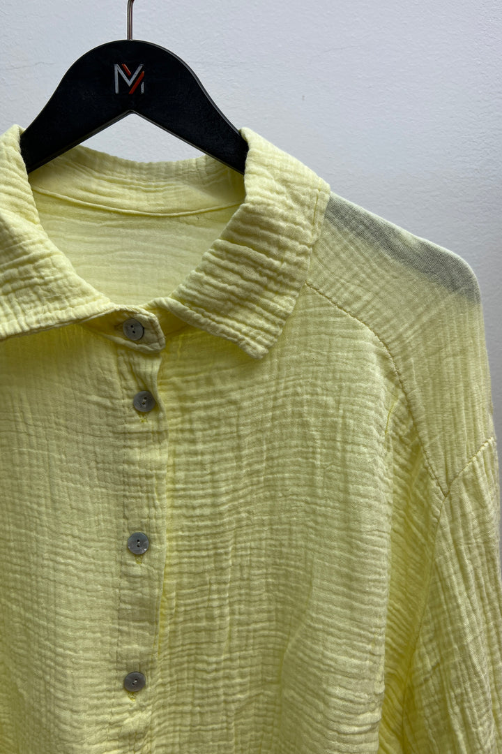 Kurze Musselin Bluse - mystylemode.de