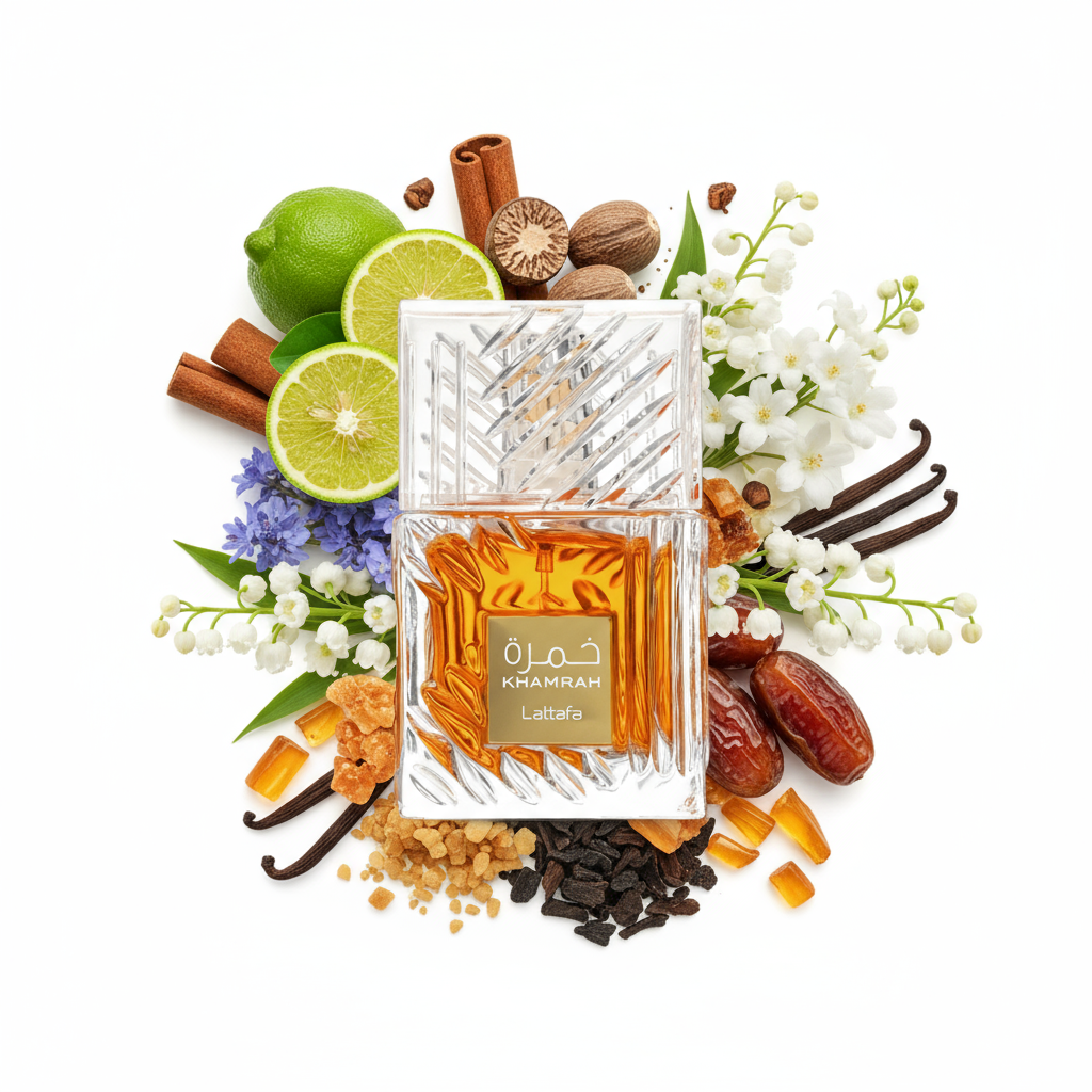 Lattafa Khamrah mit Duftnoten