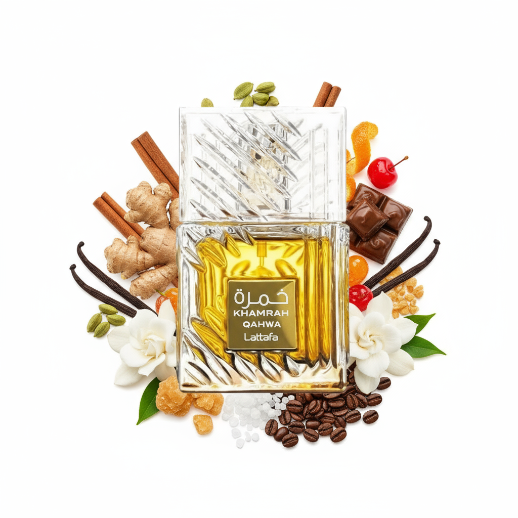 Lattafa Khamrah Qahwa mit Duftnoten