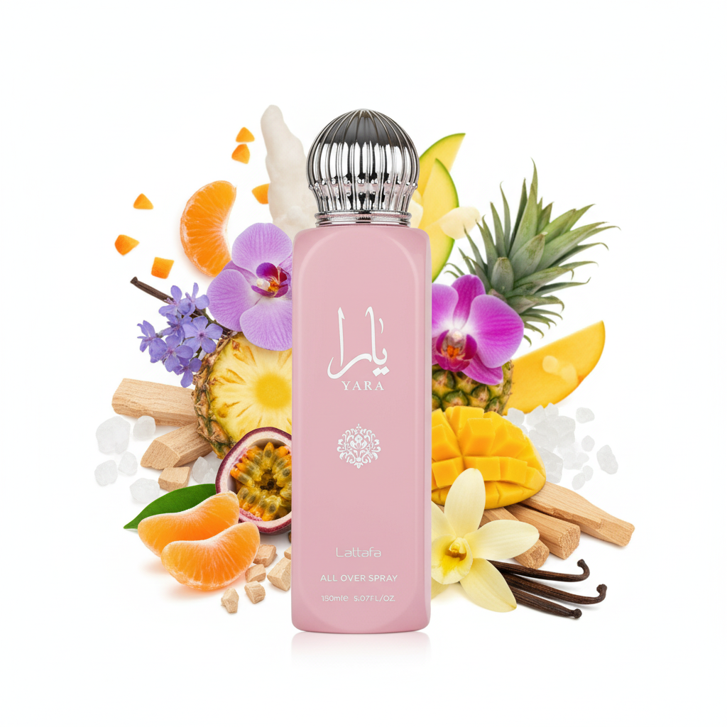 Yara Pink mit richtiger Flasche