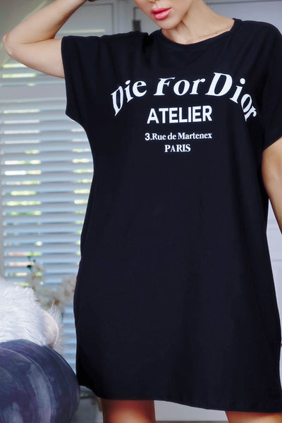 Die For D'Or T-Shirt Kleid - mystylemode.de